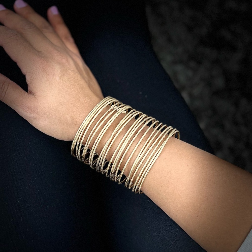 Gold plated cuff